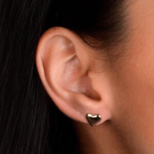 Brinco  de Coração Médio , coleção gypsy