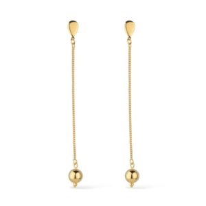 Brinco alongado com esfera