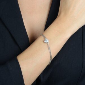 Pulseira Coração em Zircônia