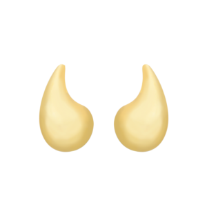 Brinco  Gota Curvada Grande