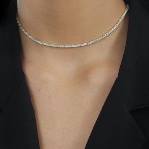 Colar Riviera Pedras Brancas