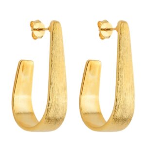 Brinco Gota Escovado